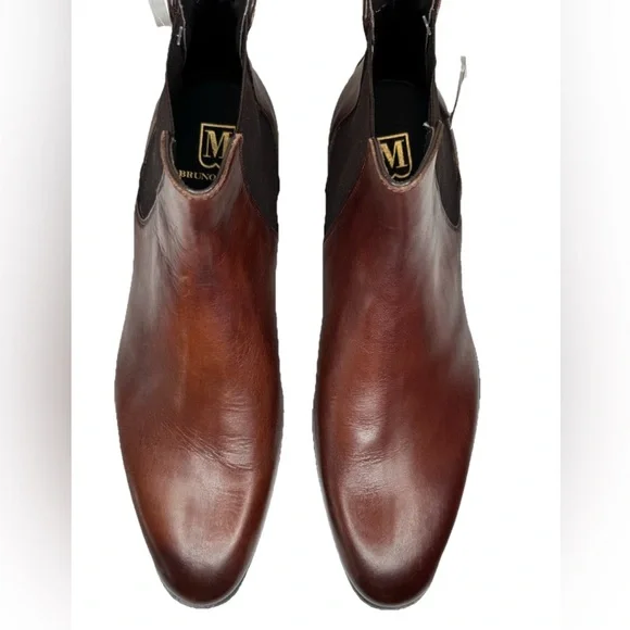 Bruno Magli Rich Brown Leather Boots NWOB display picture 3